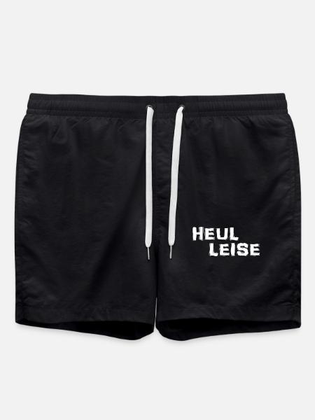 hurler doucement - Short de bain - noir