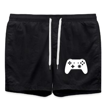 Contrôleur de manette moderne Gaming Vector - Short de bain - noir - Devant - AI Model Male 185 light (185cm)