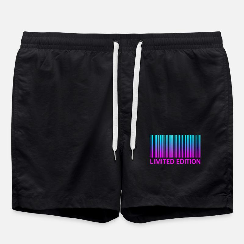 LIMITED EDITION - BARCODE  - Badeshorts - Schwarz