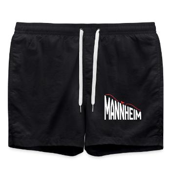 Mannheim - Short de bain - noir - Devant - AI Model Male 185 light (185cm)