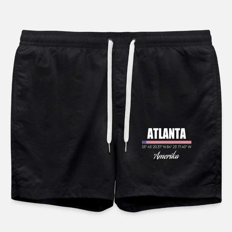 Atlanta - Swim Trunks - black