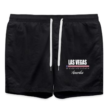 Las Vegas - Short de bain - noir - Devant - AI Model Male 185 light (185cm)