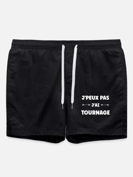I can't I filmed - Swim Trunks - black