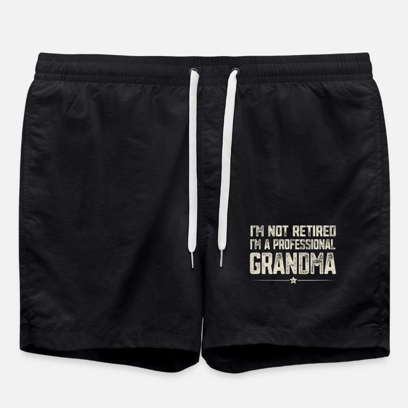Professional granny - Swim Trunks - black