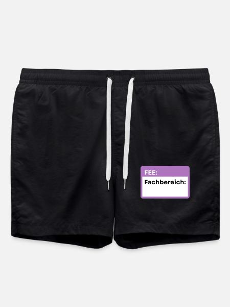 Department of Schild Lila - Swim Trunks - black