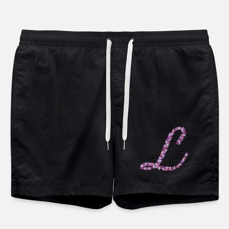 Symphony of Blossoms - Swim Trunks - black