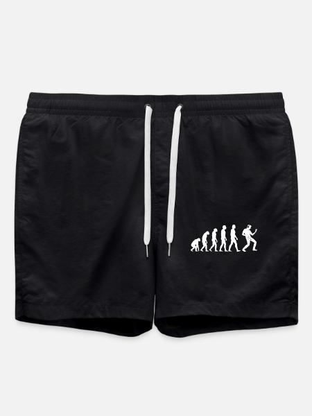 Luftgitarre Air Guitar - Swim Trunks - black