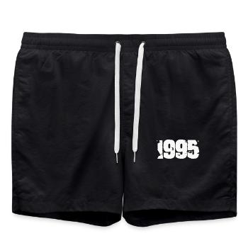 1995 - Short de bain - noir - Devant - AI Model Male 185 light (185cm)