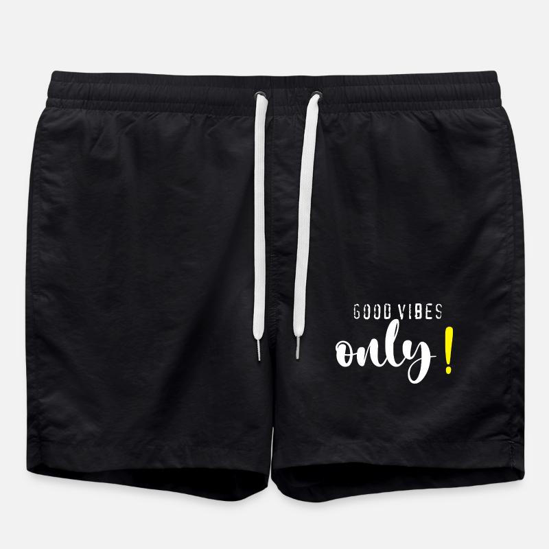 Good.vibes.only - Swim Trunks - black