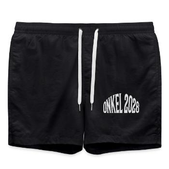 oncle 2026 - Short de bain - noir - Devant - AI Model Male 185 light (185cm)