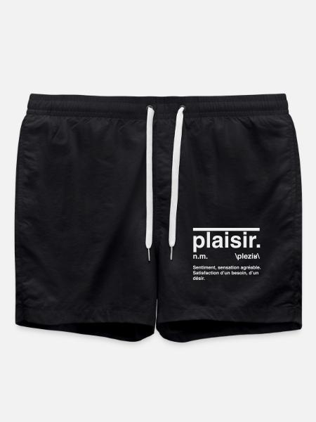 Pleasure Definition Dictionary Style - Swim Trunks - black