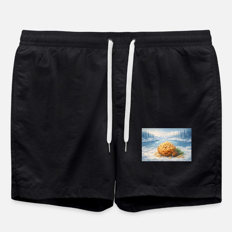 Pine nuts - Swim Trunks - black