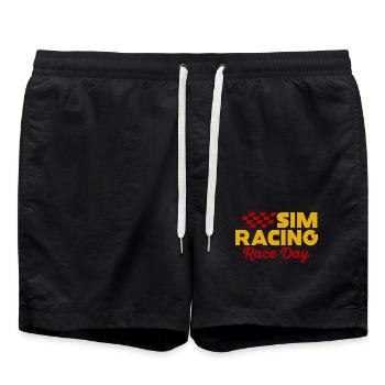 Journée de course de simulation - Short de bain - noir - Devant - AI Model Male 185 light (185cm)