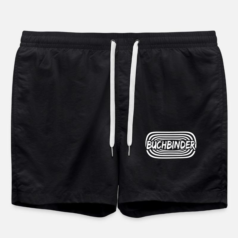 Work Bookbinder - Swim Trunks - black
