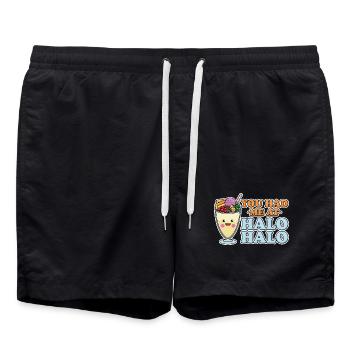 Tu m’as eu à Halo Halo Graphique de dessert philippin - Short de bain - noir - Devant - AI Model Male 185 light (185cm)