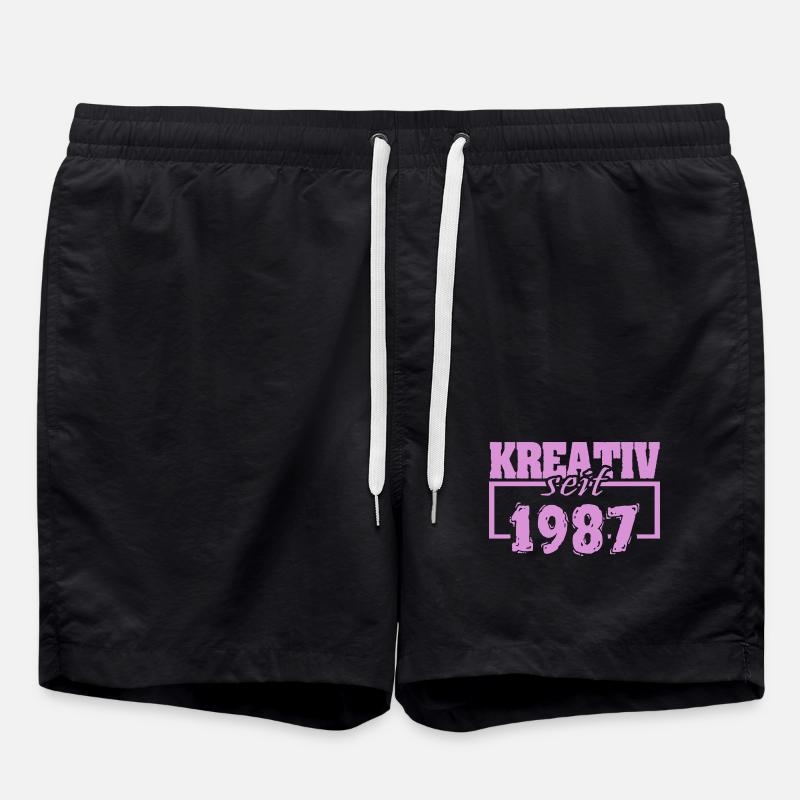 Creative 1987 - Swim Trunks - black