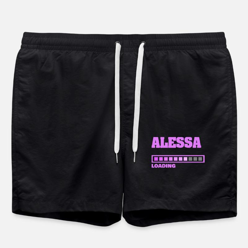 ALESSA - Swim Trunks - black