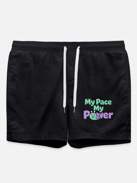 Gentle parenting identity, slow - Swim Trunks - black