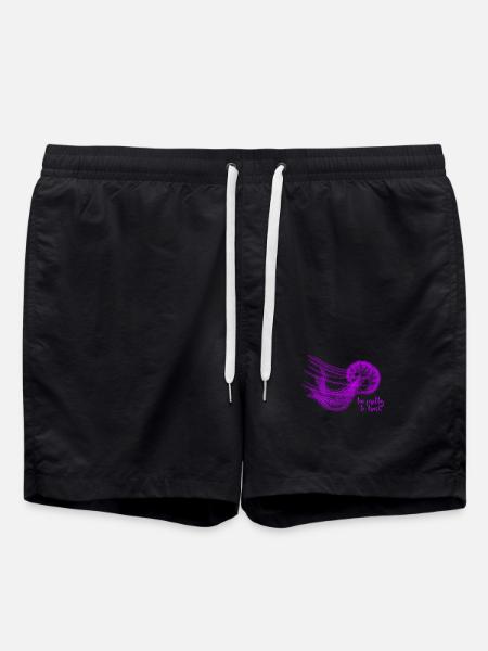 Jellyfish - too pretty to trust - Swim Trunks - black