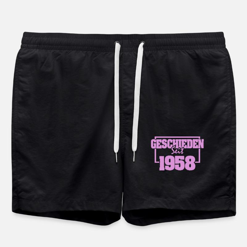 Ehe 1958 - Badeshorts - Schwarz