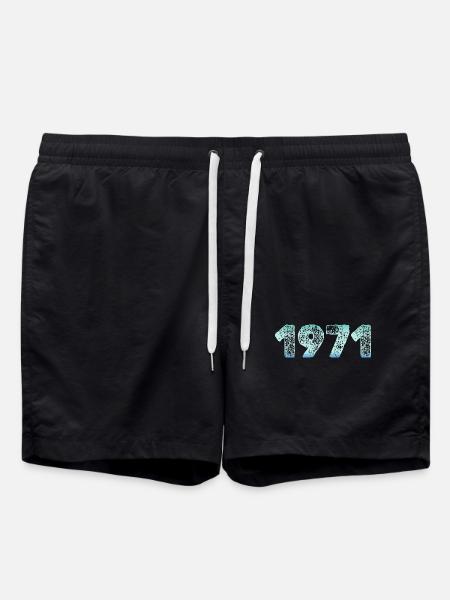 1971 Neon Bruch - Swim Trunks - black