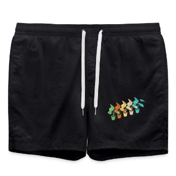 Plant Lovers Funny Garden Humor - Swim Trunks - black - Front - AI Model Male 185 light (185cm)