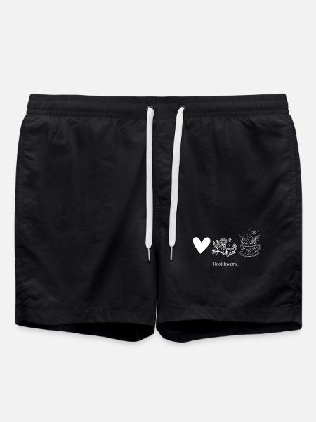 Bücherliebe Booklovers - Swim Trunks - black