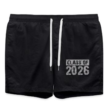 Promotion 2026 - Étudiant Étudiant - Short de bain - noir - Devant - AI Model Male 185 light (185cm)