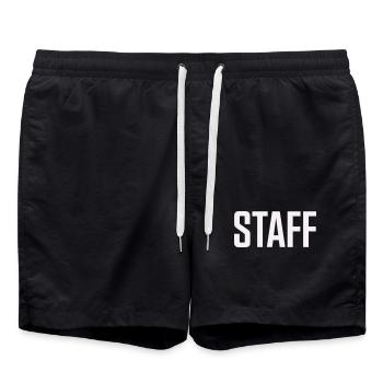Personnel - Short de bain - noir - Devant - AI Model Male 185 light (185cm)