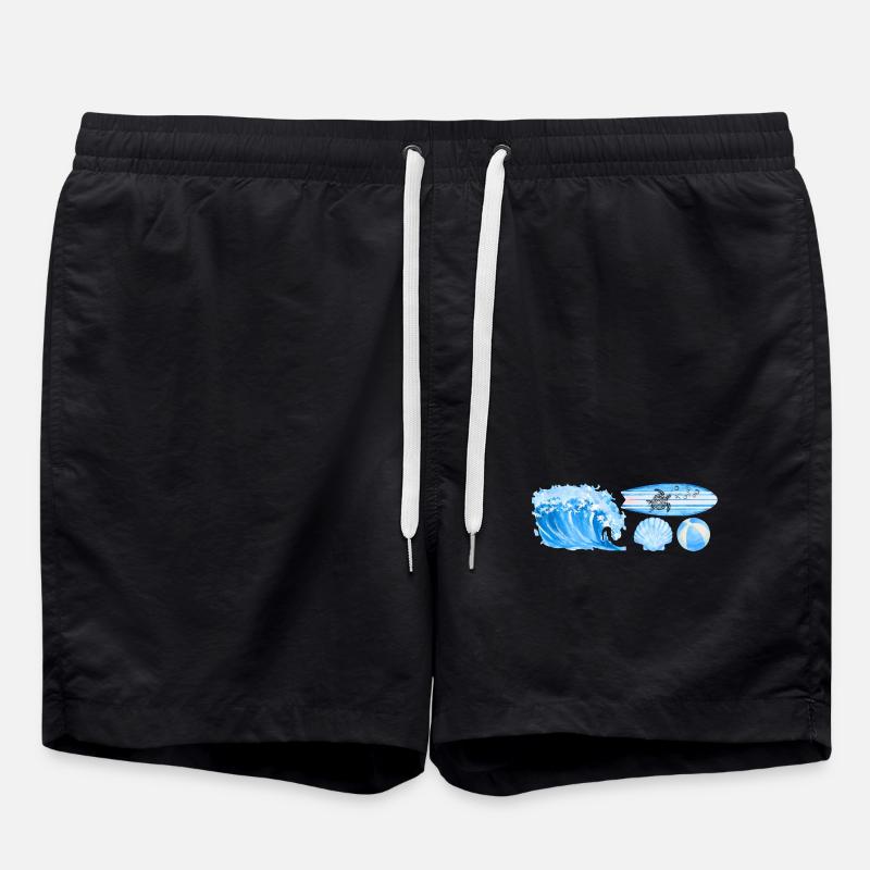 Ocean Vibe - Swim Trunks - black