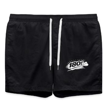 Fléchettes 180 Dart - Short de bain - noir - Devant - AI Model Male 185 light (185cm)