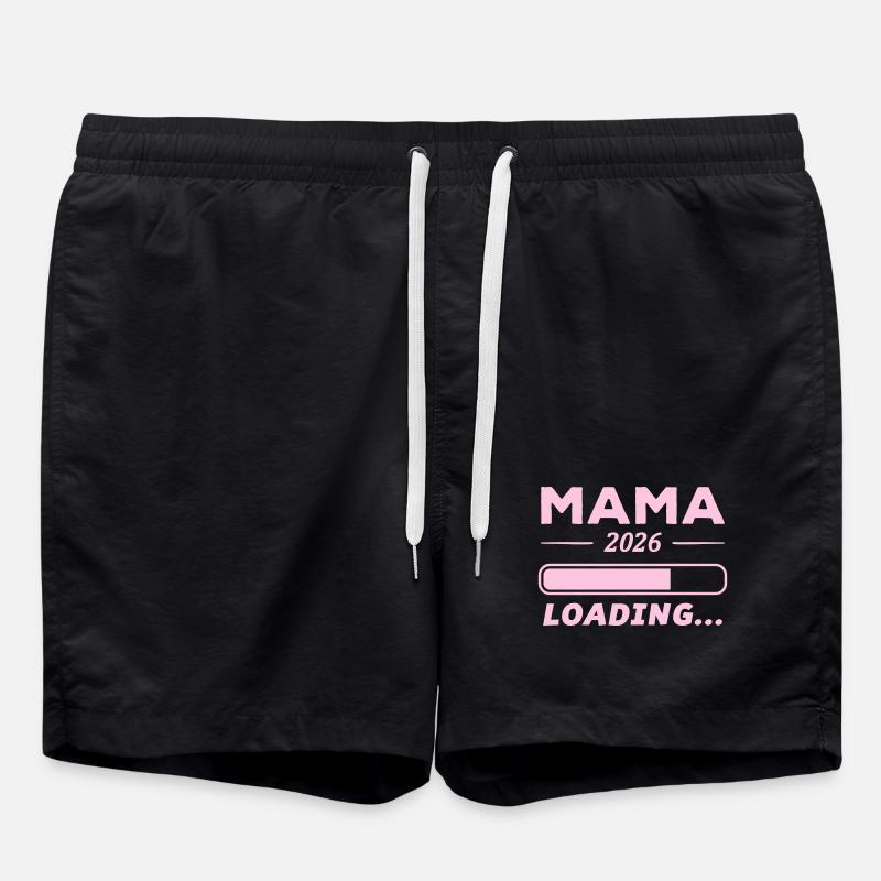 Mama 2026 Loading... - Swim Trunks - black