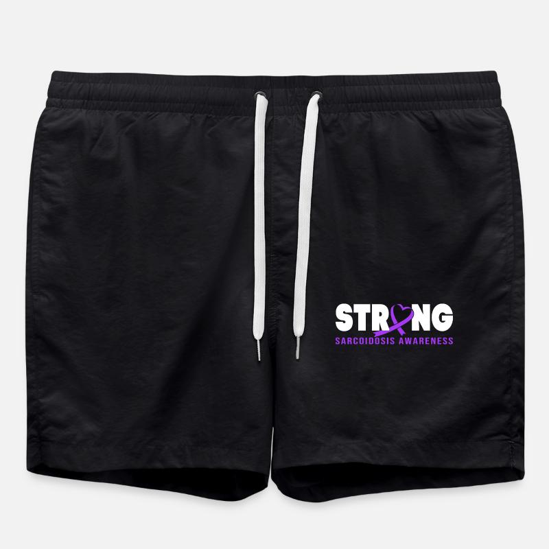 Sarkoidose - Badeshorts - Schwarz