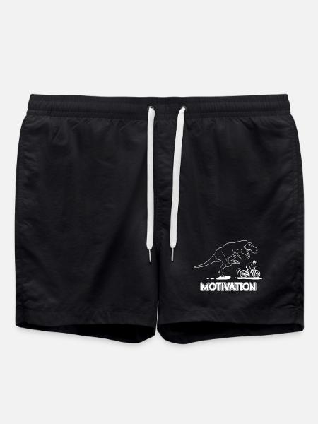 T-Rex Motivator & Cyclist - Swim Trunks - black