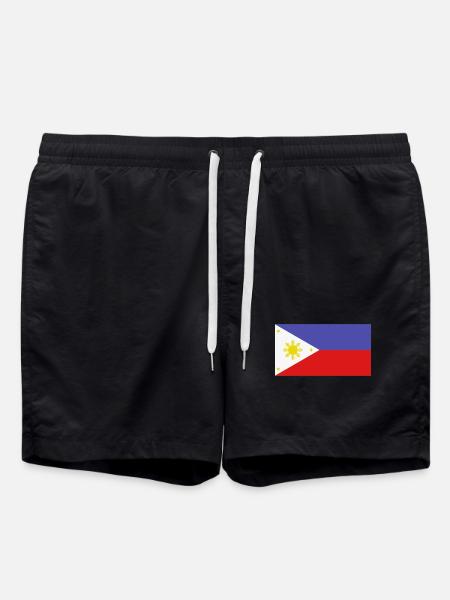 Drapeau philippin - Short de bain - noir