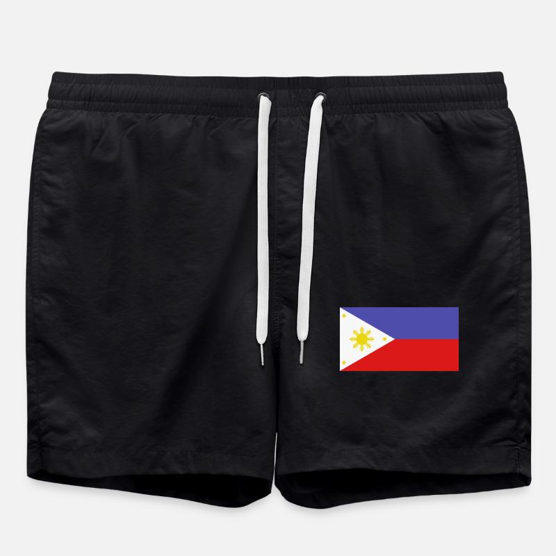 Drapeau philippin - Short de bain - noir