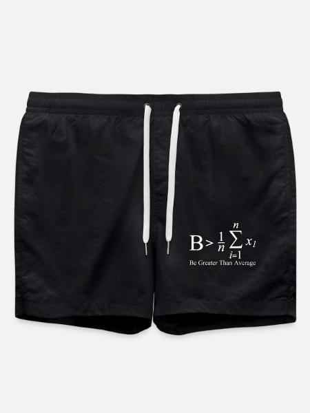 Être supérieur à la moyenne - Short de bain - noir