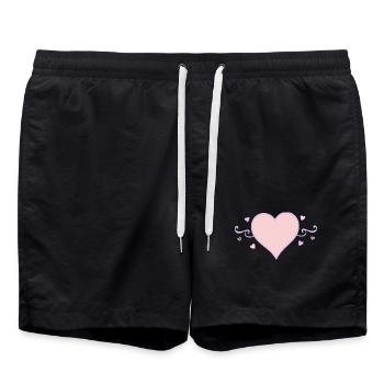 Cadeau pour la fête des mères : Idée de cadeau pour la fête des mères - Short de bain - noir - Devant - AI Model Male 185 light (185cm)