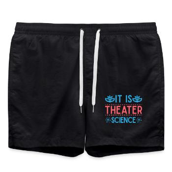 Théâtre musical C’est un cadeau scientifique théâtral - Short de bain - noir - Devant - AI Model Male 185 light (185cm)