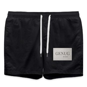 Ça suffit pour aujourd’hui - Short de bain - noir - Devant - AI Model Male 185 light (185cm)