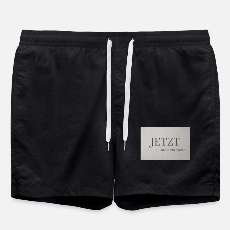 NU – och inte senare - Badshorts - svart