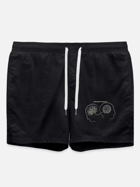 Mindset Matters: Gedankenknoten - Badeshorts - Schwarz