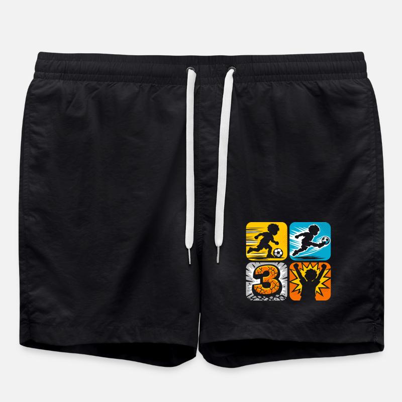 3e anniversaire Football Germany Boys - Short de bain - noir