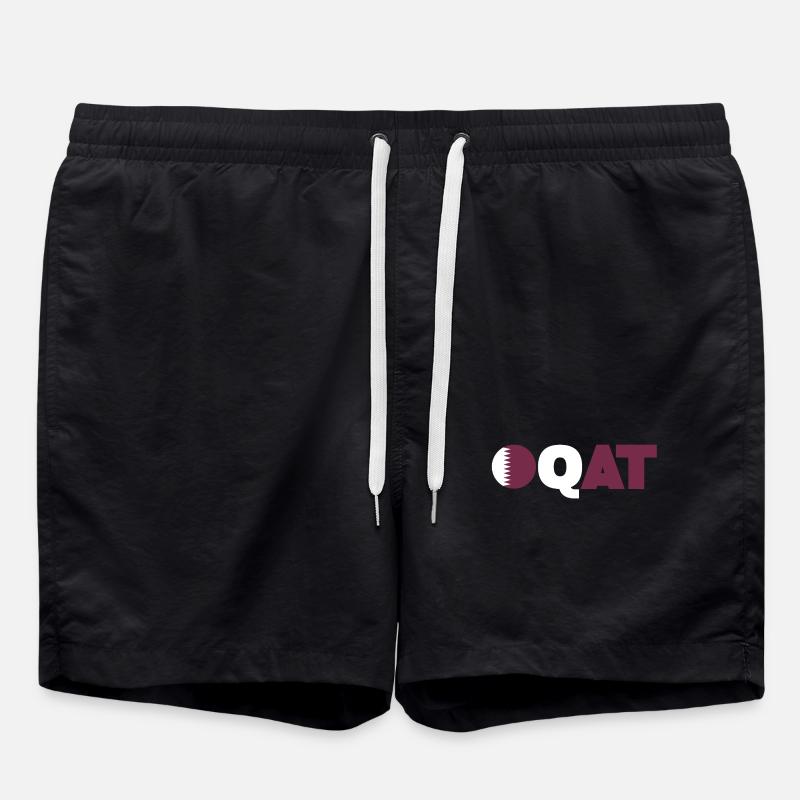 Katar - Badeshorts - Schwarz