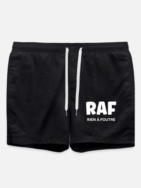 I don't give a damn - Swim Trunks - black