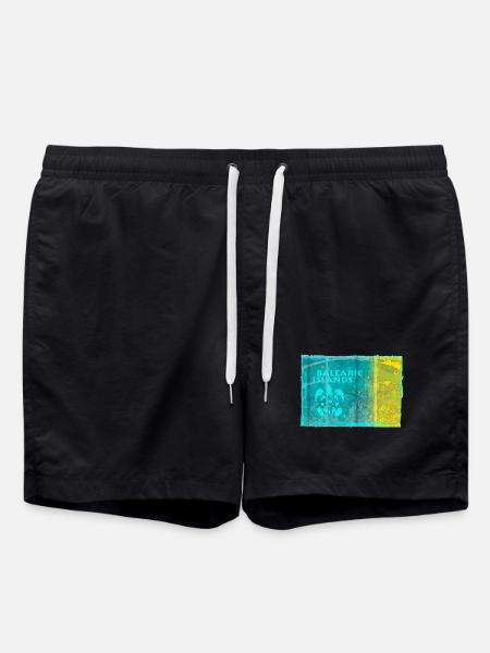 Balearic Islands Colour Play - Swim Trunks - black