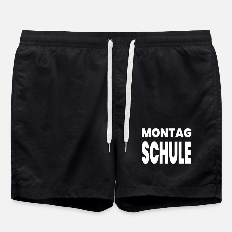 School - Swim Trunks - black