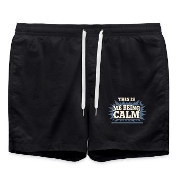 Perimenopause Humor Perimenopause - Badeshorts - Schwarz - Vorne - AI Model Male 185 light (185cm)