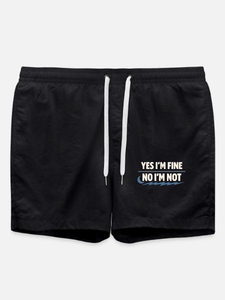 Perimenopause Humor Perimenopause - Swim Trunks - black