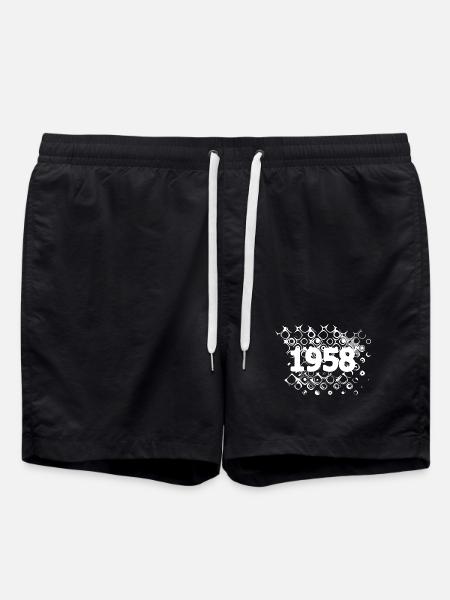 Year 1958 - Swim Trunks - black